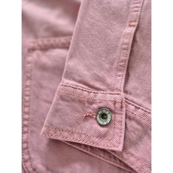 Old Navy Womens Shirt Shacket Jacket Sz S Oversized Boyfriend Pink Layering - Picture 5 of 8